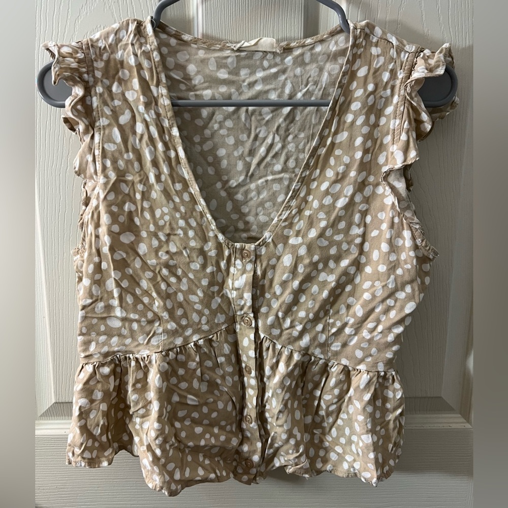 Polk a dot blouse